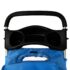 vidaXL Pet Stroller Travel Carrier Blue Folding - Image 4