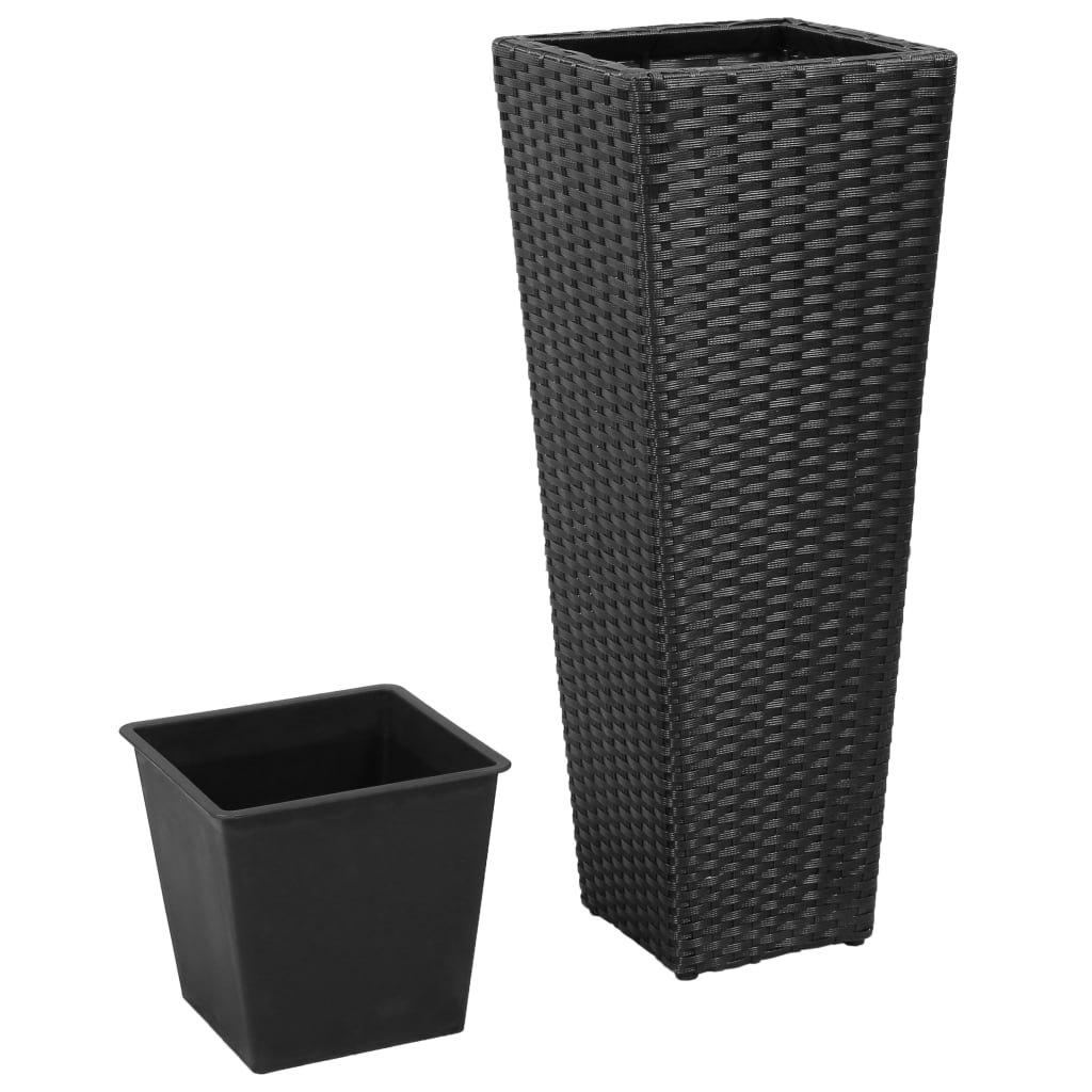 8718475827771_g_en_hd_2 3 Rattan Flower Raised Beds Black - Image 3
