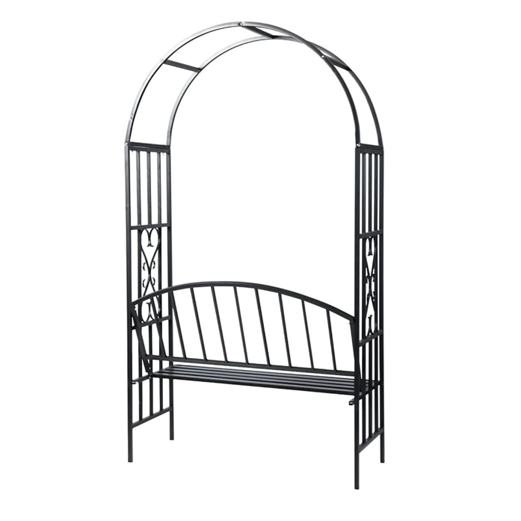 8718475827818_g_en_hd_2 vidaXL Garden Rose Arch with Bench - Image 3