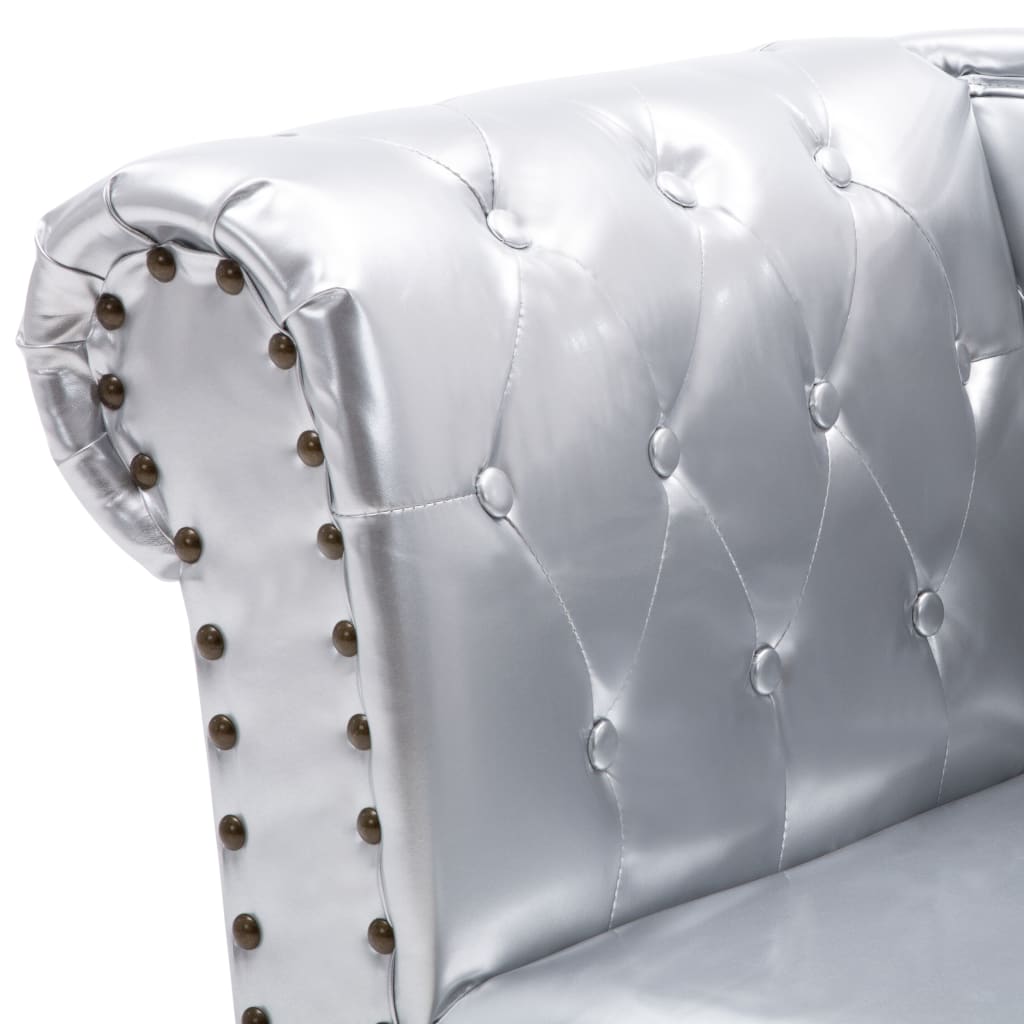 8718475829072_g_en_hd_3 vidaXL Chaise Longue Silver Faux Leather - Image 5