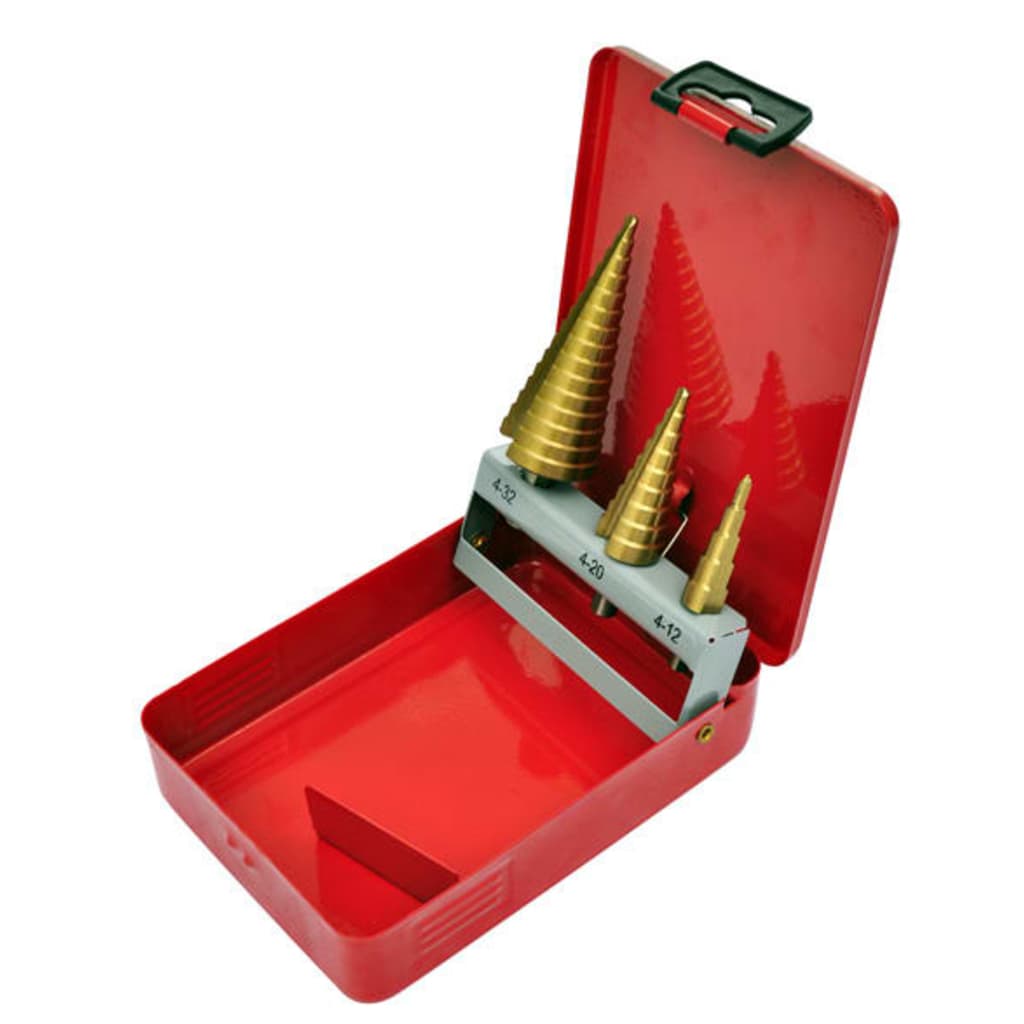 8718475829119_g_en_hd_1 3-Piece HSS Step Drill Set - Image 2