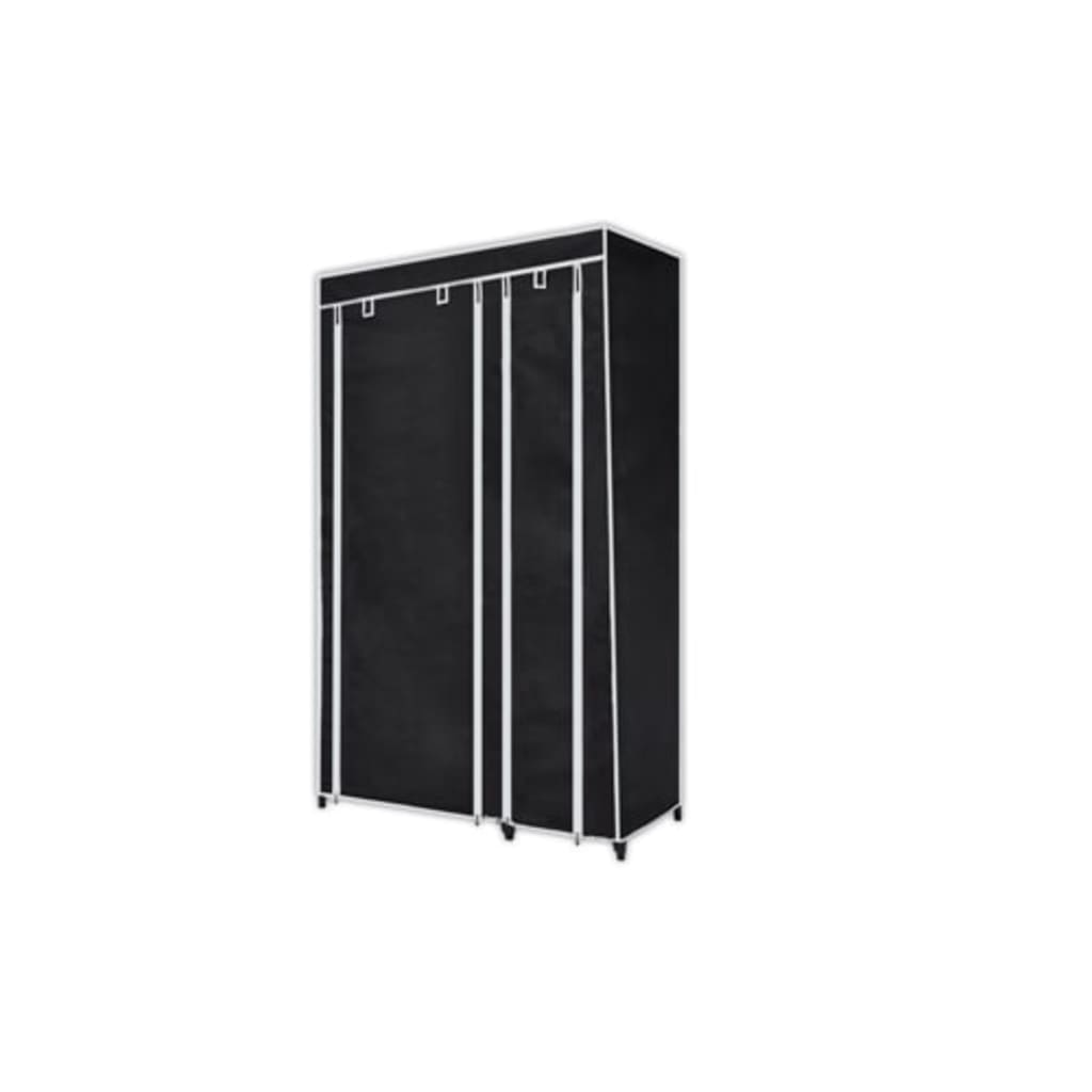 8718475829850_g_en_hd_1 vidaXL Wardrobes 2 pcs Black Fabric - Image 2