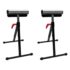 Set of 2 Adjustable Roller Stands