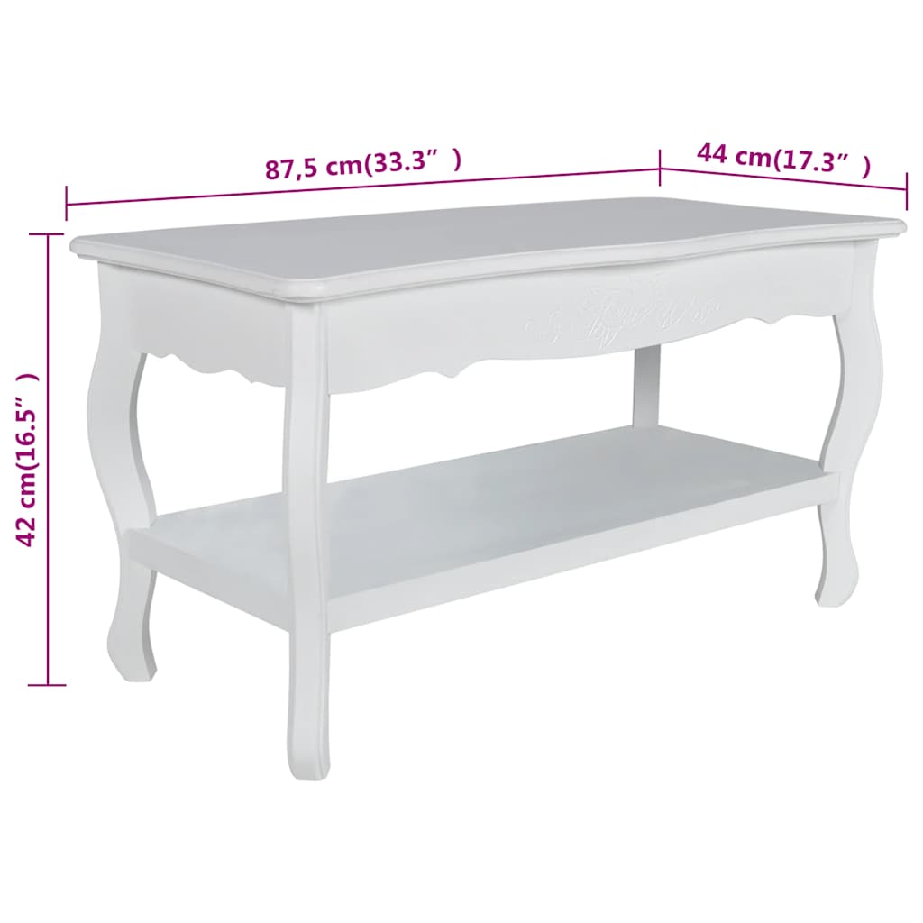 8718475830566_g_en_hd_4 vidaXL Coffee Table 2 Tiers MDF White - Image 6