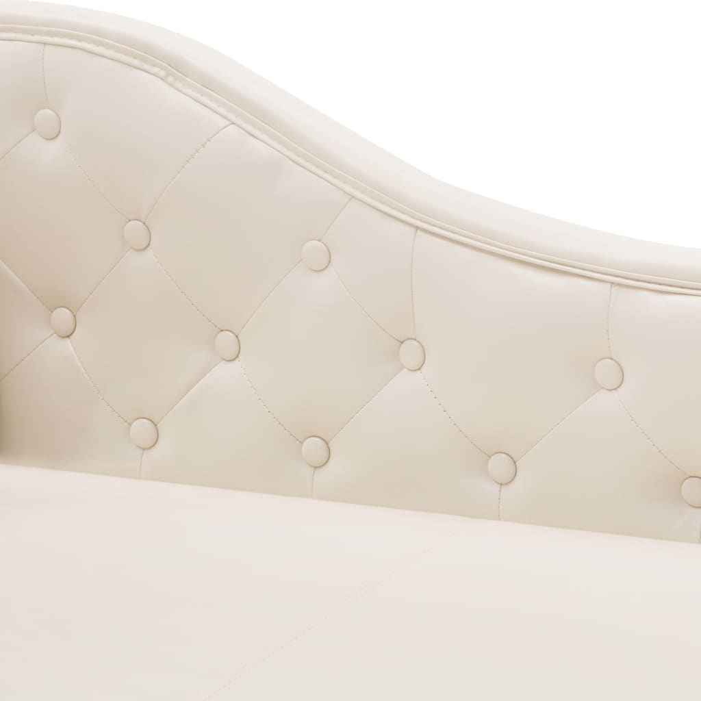 8718475831105_g_en_hd_4 vidaXL Chaise Longue Cream White Faux Leather - Image 6