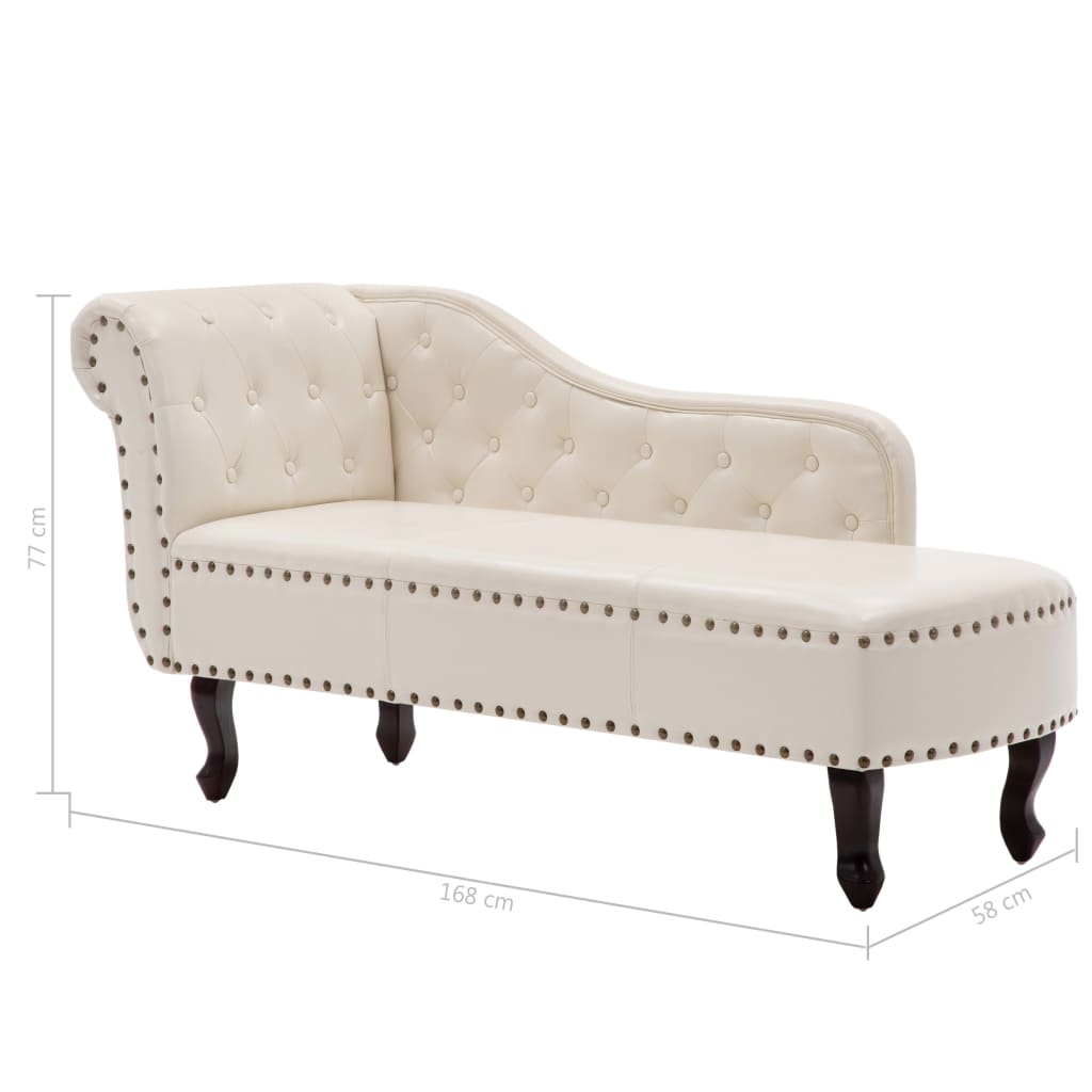 8718475831105_g_en_hd_6 vidaXL Chaise Longue Cream White Faux Leather - Image 8