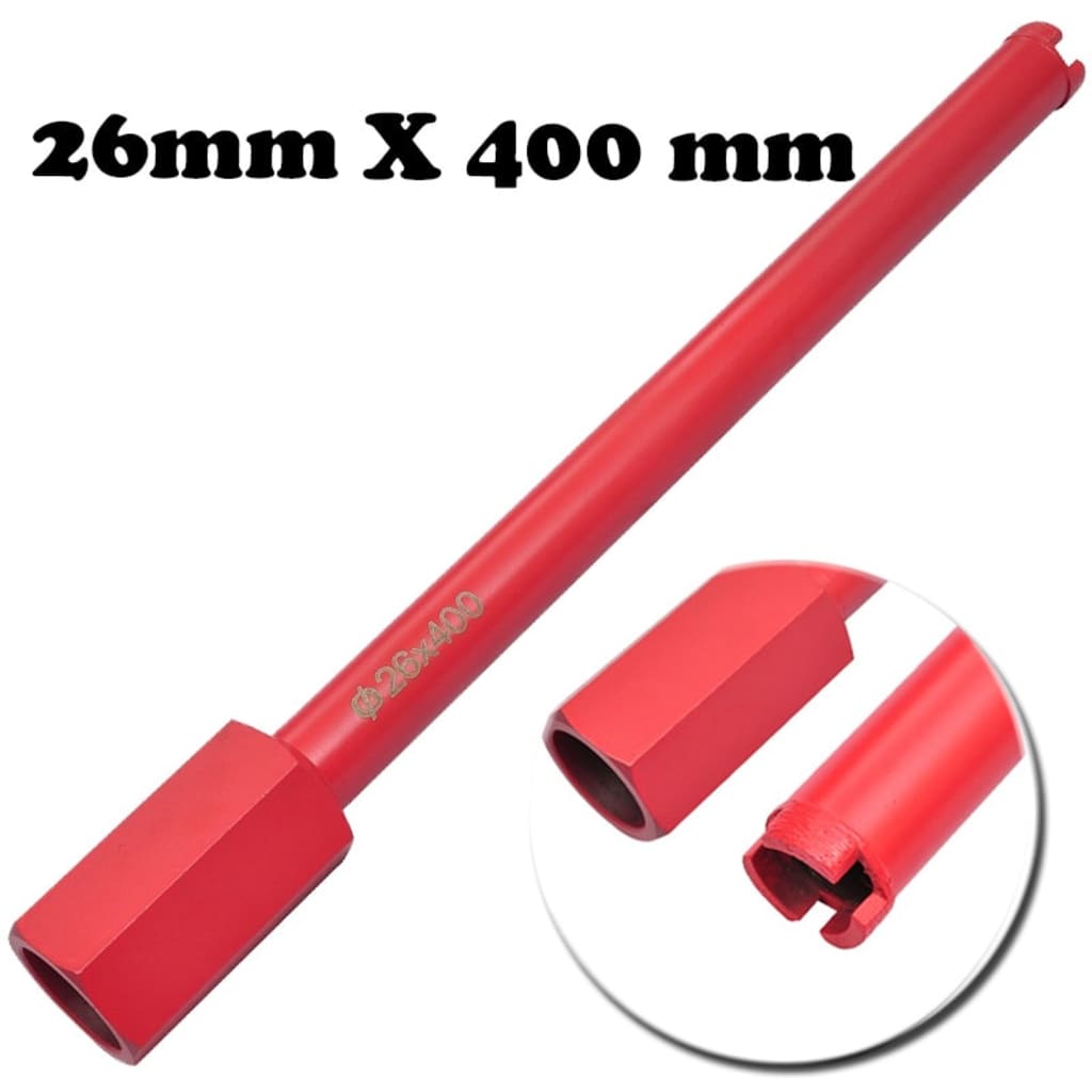 8718475832195_g_en_hd_3 vidaXL 26 mm x 400 mm dry and wet Diamond Core Drill Bit - Image 4
