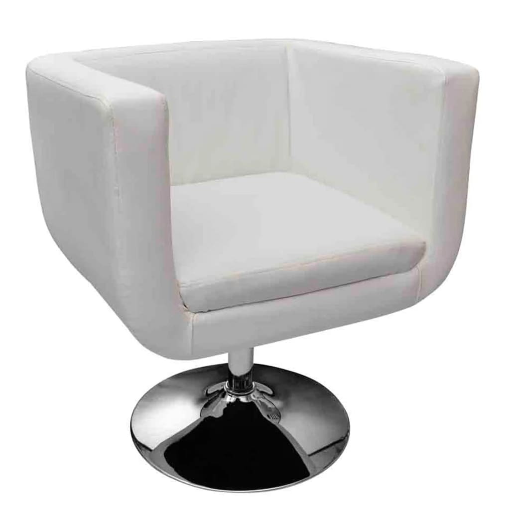 8718475832744_a_en_hd_1 vidaXL Bar Stool White Faux Leather - Image 2