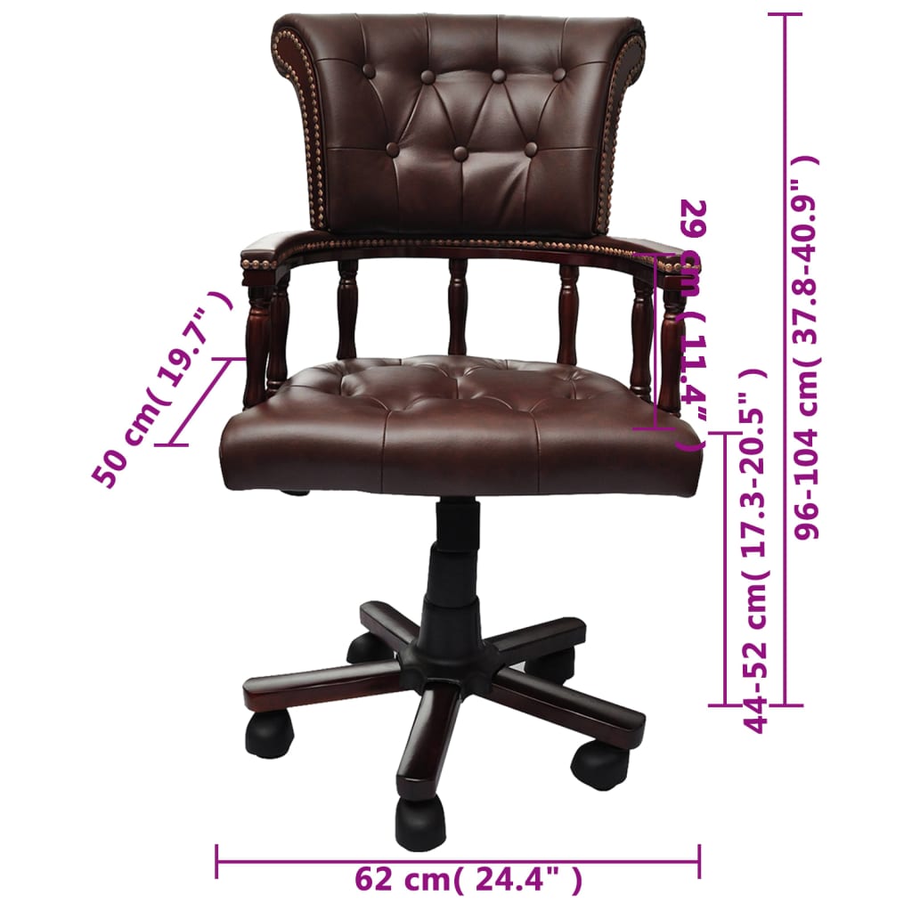 8718475832775_g_en_hd_4 vidaXL Swivel Office Chair Brown - Image 6