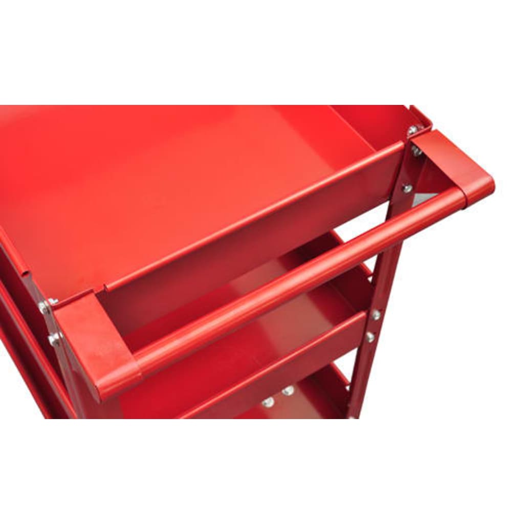 8718475833048_g_en_hd_2 2 x Workshop Tool Trolley 100 kg 3 Shelves - Image 3
