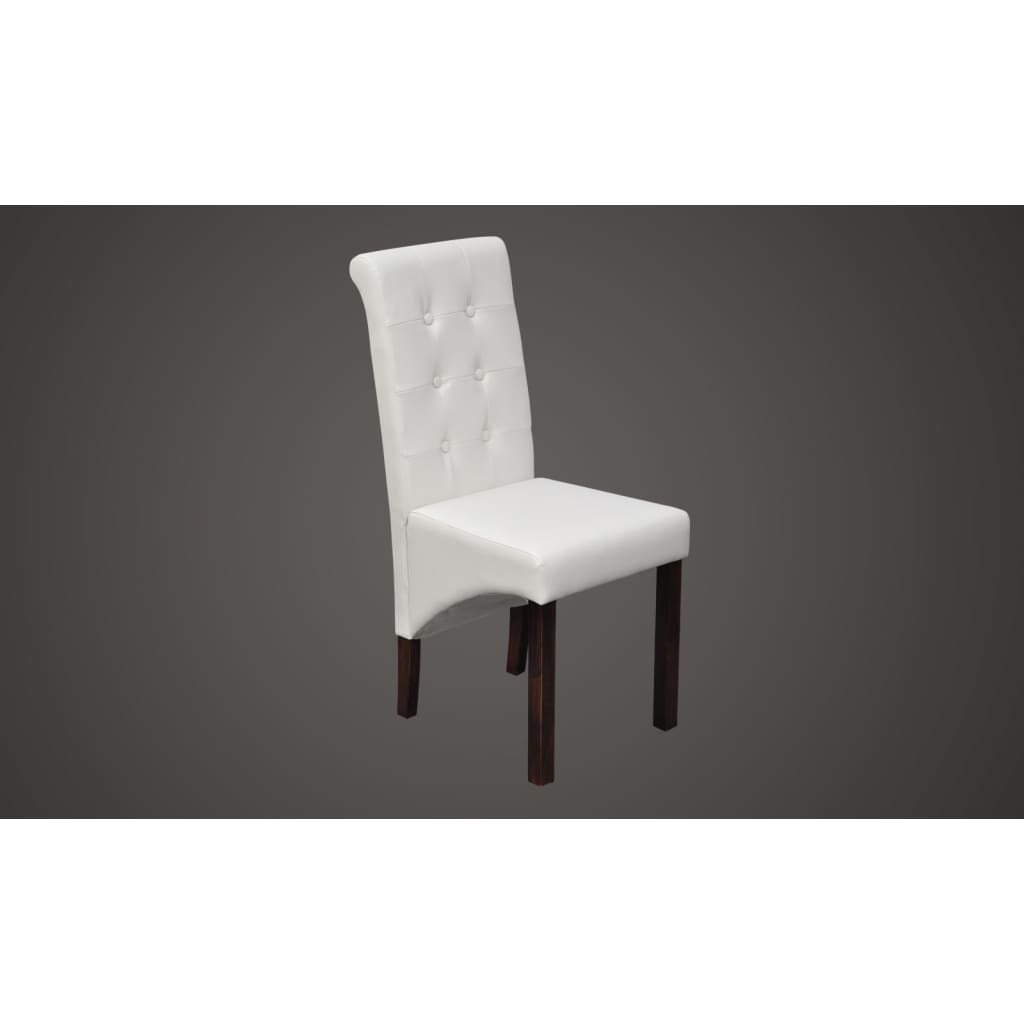 8718475833147_g_en_hd_2 vidaXL Dining Chairs 4 pcs White Faux Leather - Image 3