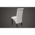 vidaXL Dining Chairs 4 pcs White Faux Leather - Image 4