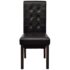 vidaXL Dining Chairs 6 pcs Brown Faux Leather - Image 6