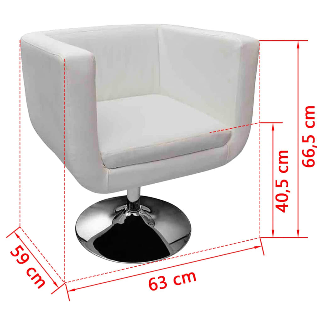 8718475834434_g_en_hd_4 vidaXL Bar Chairs 2 pcs White Faux Leather - Image 5