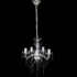 vidaXL Chandelier 5 Bulbs Transparent - Image 2