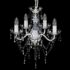 vidaXL Chandelier 5 Bulbs Transparent - Image 3