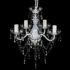 vidaXL Chandelier 5 Bulbs Transparent - Image 4