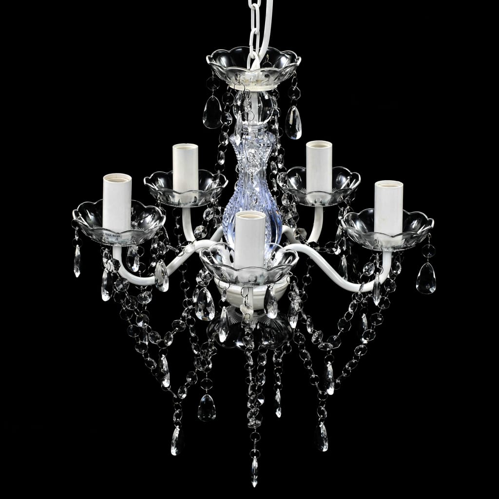 8718475842217_g_en_hd_3 vidaXL Chandelier 5 Bulbs Transparent - Image 4