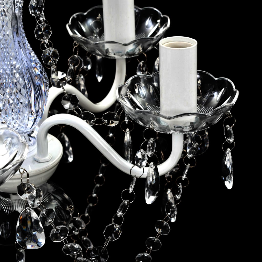 8718475842217_g_en_hd_4 vidaXL Chandelier 5 Bulbs Transparent - Image 5