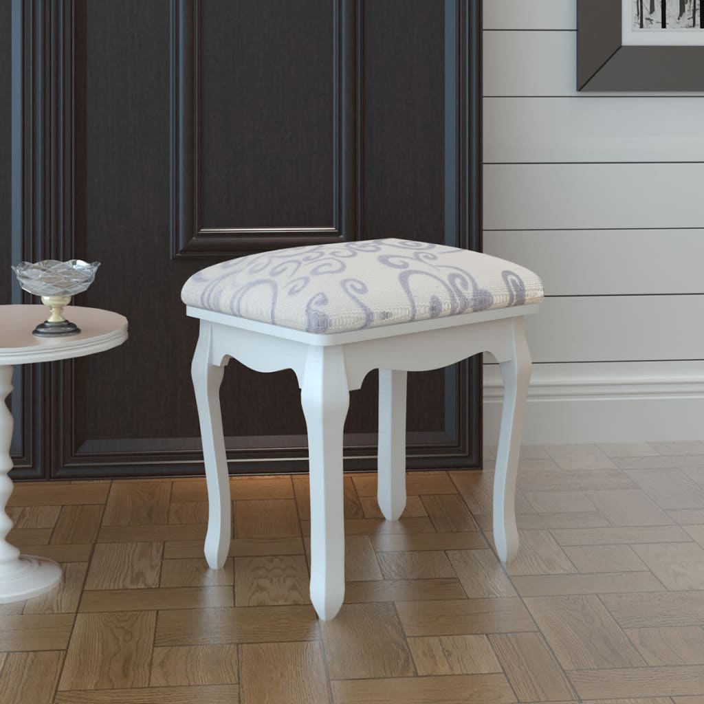 8718475842903_m_en_hd_1 vidaXL Dressing Stool Warm White Fabric - Image 1