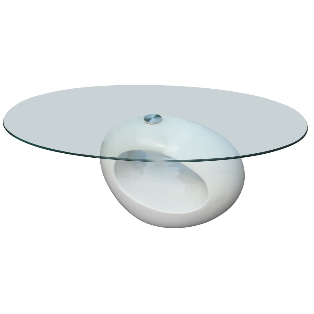 8718475843078_a_en_hd_1 vidaXL Coffee Table with Oval Glass Top High Gloss White - Image 1