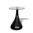 vidaXL Coffee Table with Round Glass Top High Gloss Black - Image 4