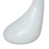 vidaXL Coffee Table 2 pcs with Round Glass Top High Gloss White - Image 5
