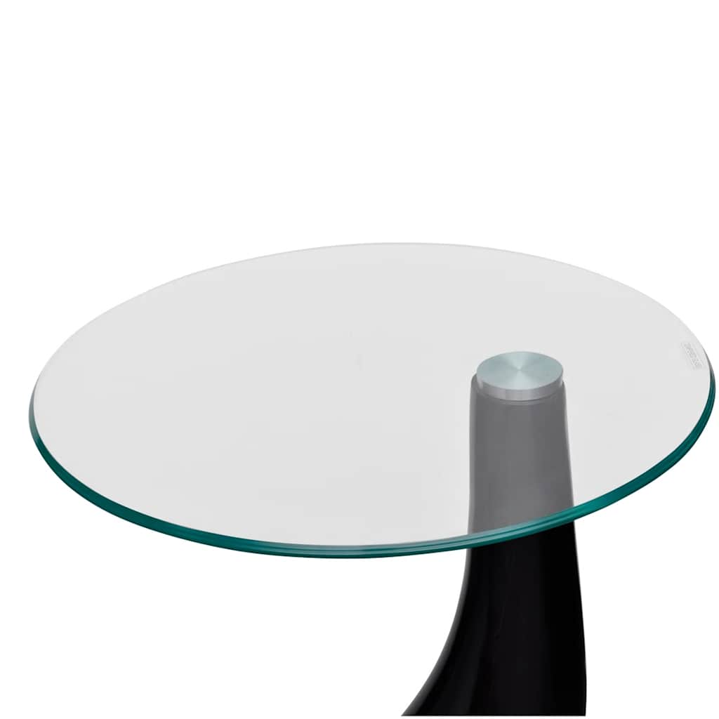 8718475843122_g_en_hd_3 vidaXL Coffee Table 2 pcs with Round Glass Top High Gloss Black - Image 5