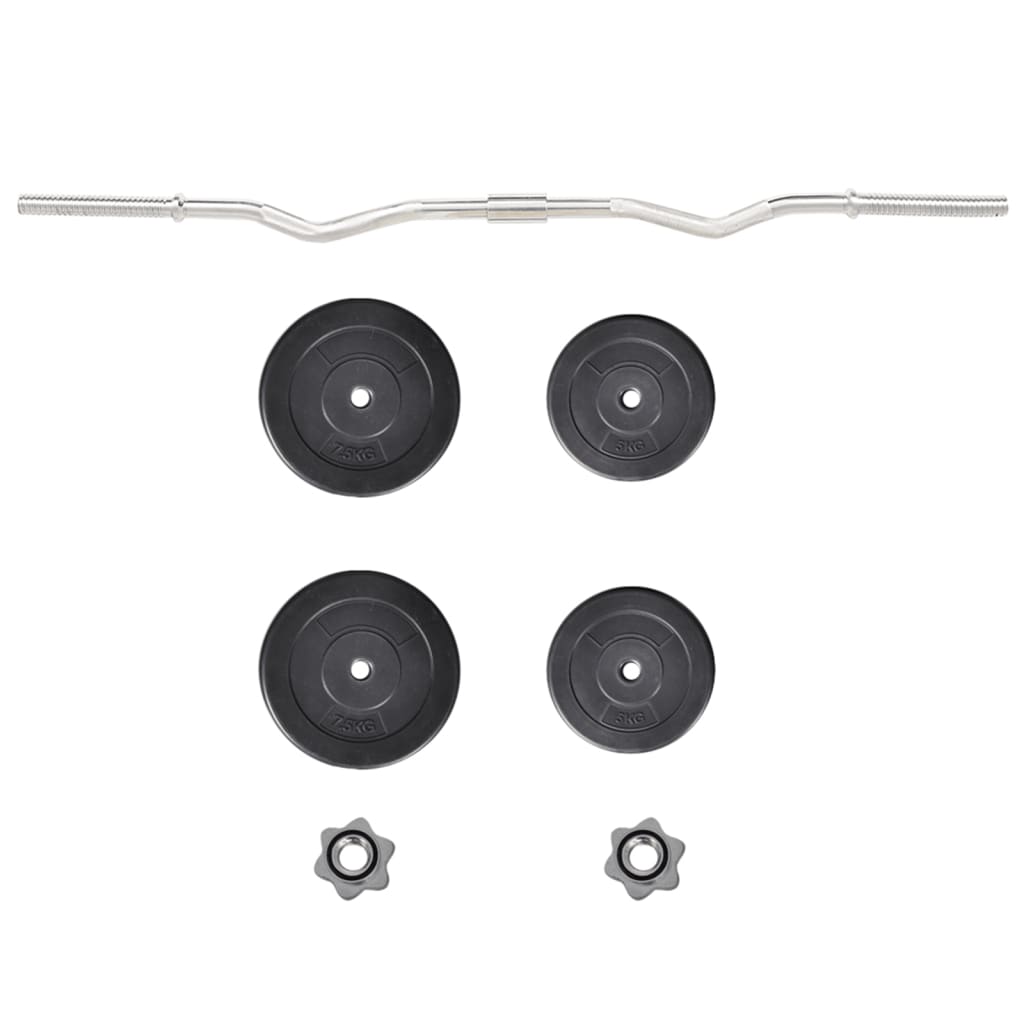 8718475843719_g_en_hd_3 vidaXL Curl Bar with Weights 30 kg - Image 4