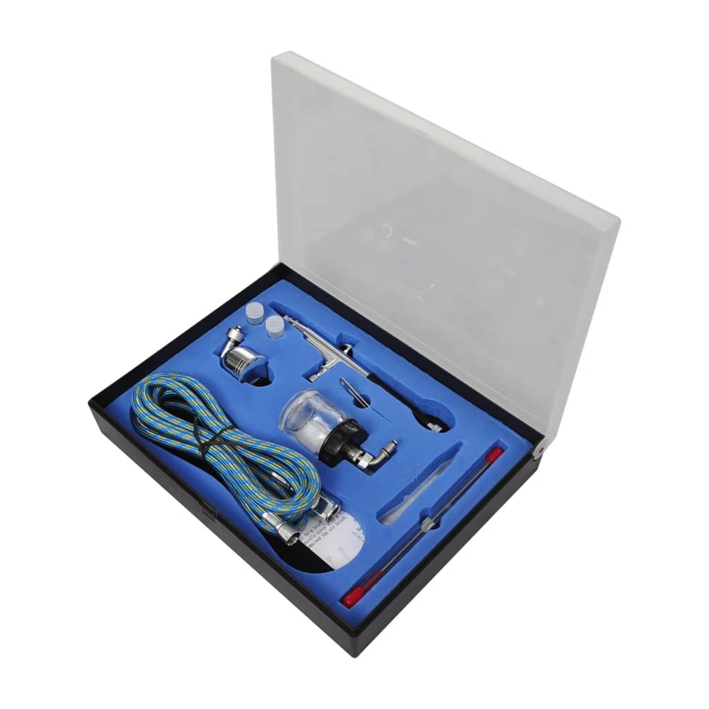 8718475843917_g_en_hd_2 vidaXL Airbrush Compressor Set with 2 Pistols - Image 3