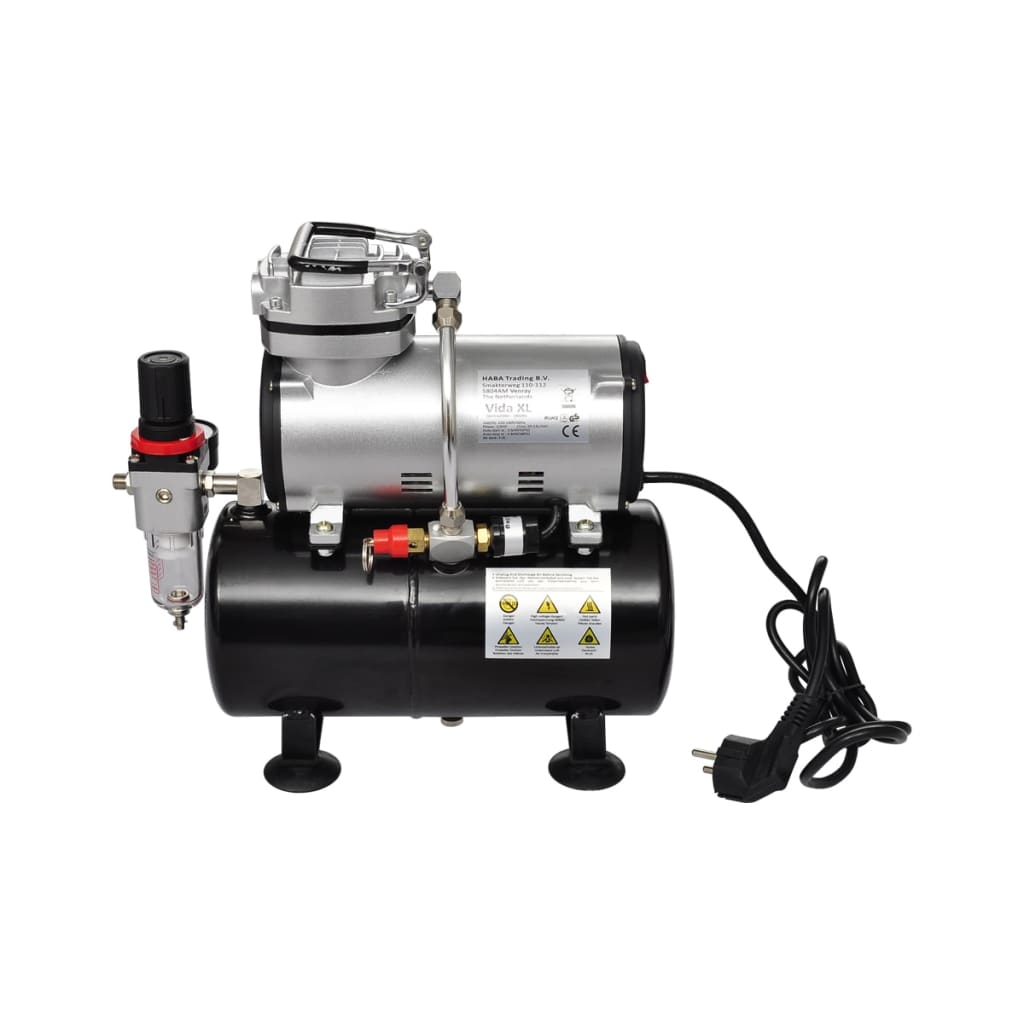8718475843917_g_en_hd_4 vidaXL Airbrush Compressor Set with 2 Pistols - Image 5
