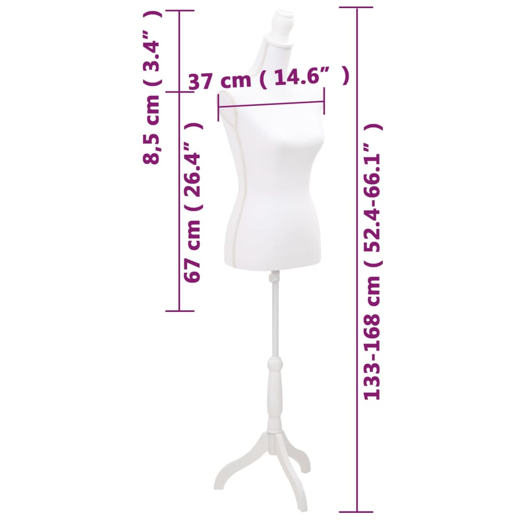 8718475844150_g_en_hd_6 Ladies bust Display bust white - Image 7