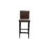 vidaXL Bar Stools 4 pcs Dark Brown Faux Leather - Image 3