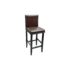 vidaXL Bar Stools 6 pcs Dark Brown Faux Leather - Image 4