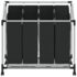 Laundry sorter with 4 bags black grey - Image 5