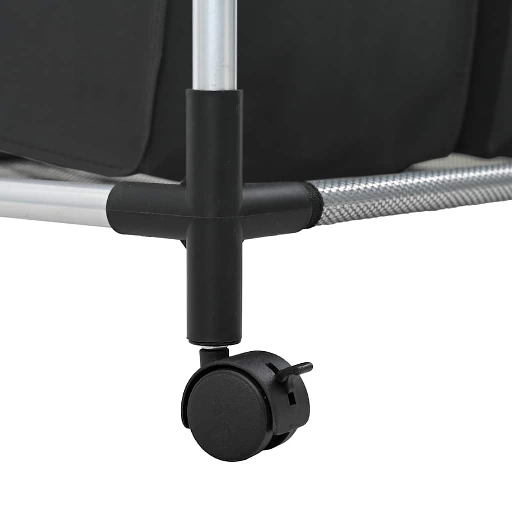 8718475845157_g_en_hd_7 Laundry sorter with 4 bags black grey - Image 9
