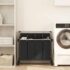 Laundry sorter with 4 bags black grey