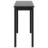 vidaXL Bar Table MDF Black 115x55x107 cm - Image 4