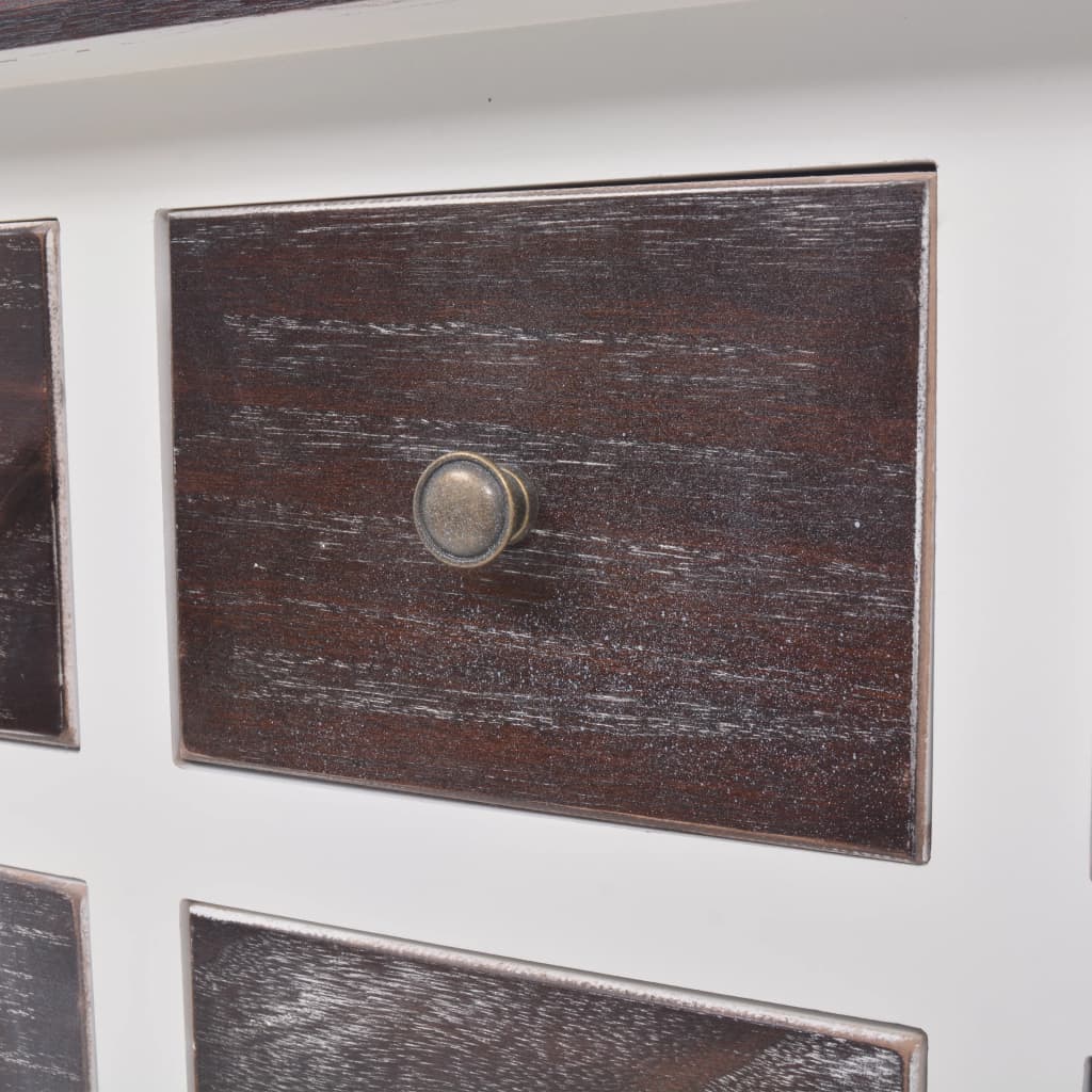 8718475846642_g_en_hd_4 vidaXL Console Cabinet 6 Drawers Brown and White Wood - Image 7