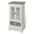 vidaXL Cabinet 2 Doors 1 Drawer White Wood - Image 4