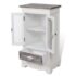vidaXL Cabinet 2 Doors 1 Drawer White Wood - Image 5