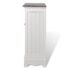 vidaXL Cabinet 2 Doors 1 Drawer White Wood - Image 6