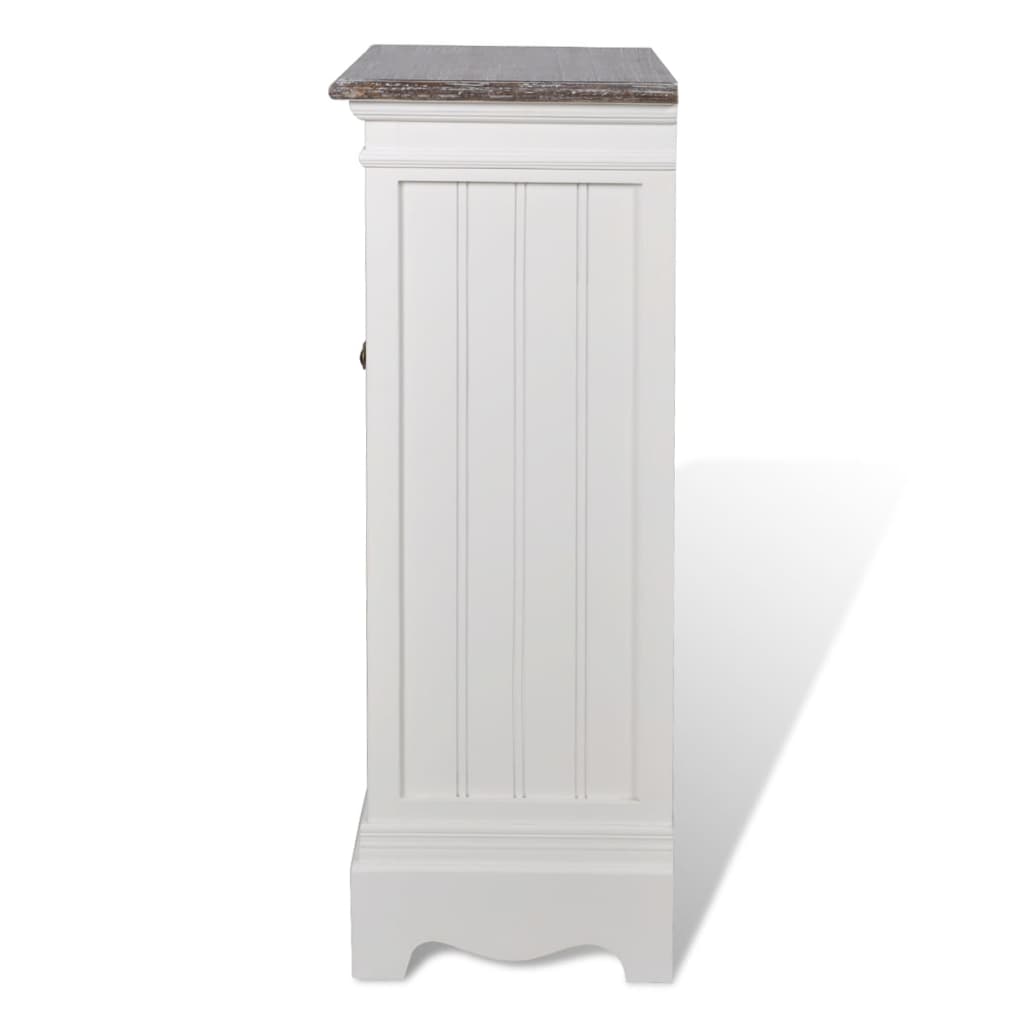 8718475846659_g_en_hd_3 vidaXL Cabinet 2 Doors 1 Drawer White Wood - Image 6