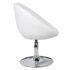 vidaXL Bar Stool White Faux Leather - Image 4