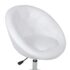 vidaXL Bar Stool White Faux Leather - Image 5