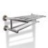 vidaXL Stainless Steel Towel Rack 6 Tubes - Image 2