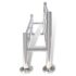 vidaXL Stainless Steel Towel Rack 6 Tubes - Image 5