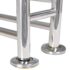 vidaXL Stainless Steel Towel Rack 6 Tubes - Image 6
