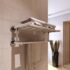 vidaXL Stainless Steel Towel Rack 6 Tubes