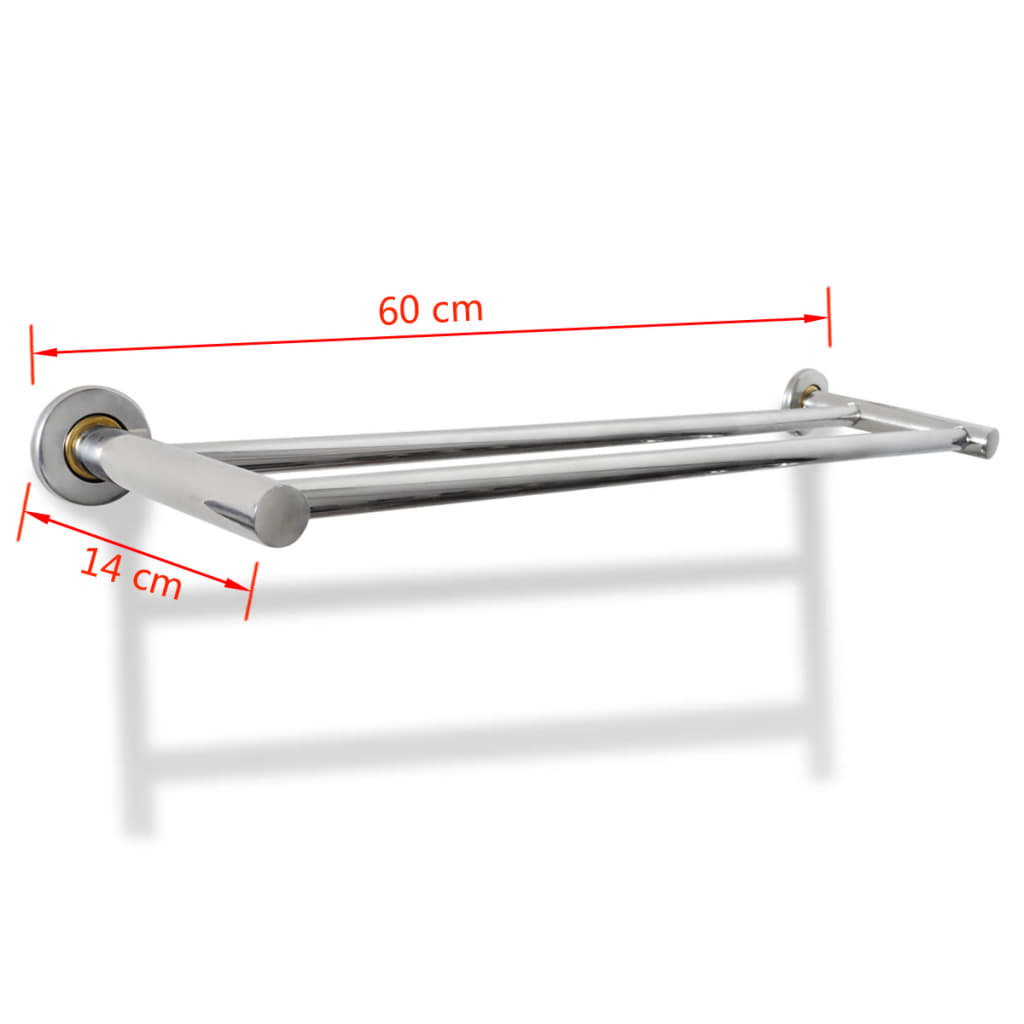 8718475849070_g_en_hd_5 Stainless Steel Towel Rack 2 Tubes - Image 7